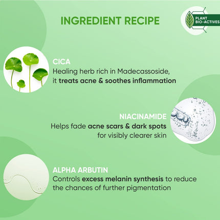 Dot & Key 10% Niacinamide Cica Glow Face Serum, Fades Acne Scars & Dark Spots