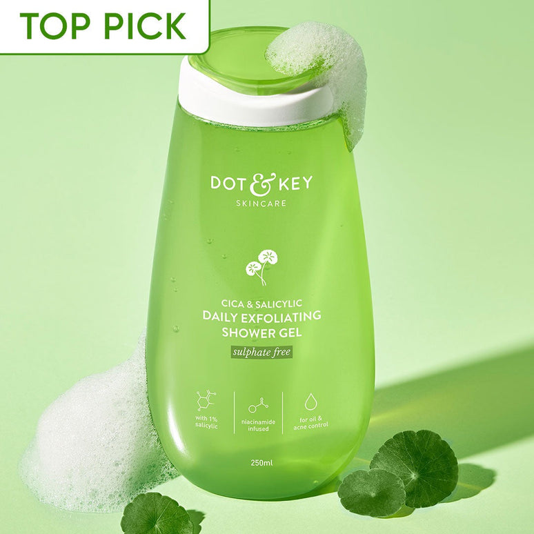 Dot & Key Cica & Salicylic Daily Exfoliating Shower Gel
