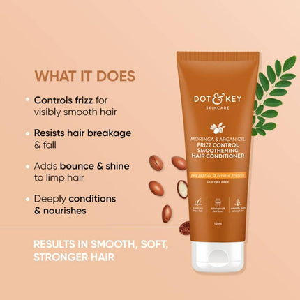Dot & Key Moringa & Argan Oil Fizz Control Smoothening Hair Conditioner