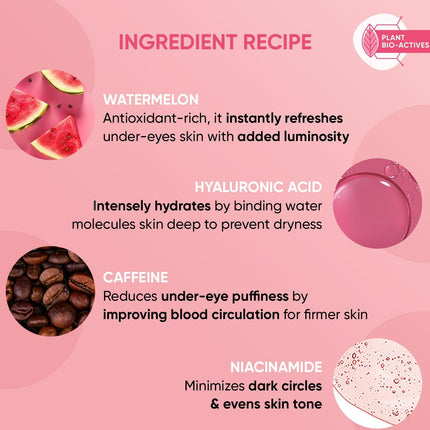 Dot & Key Watermelon Cooling Hydrogel Eye Patches
