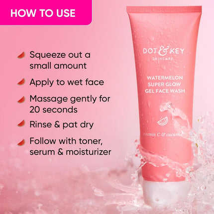 Dot & Key Watermelon Superglow Gel Face Wash
