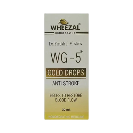 Wheezal Homeopathy WG-5 Gold Drops