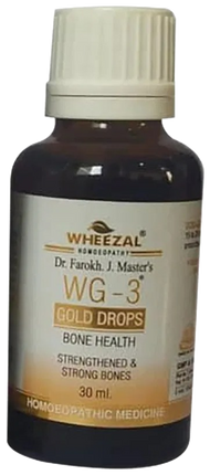 Wheezal Homeopathy WG-3 Gold Drops