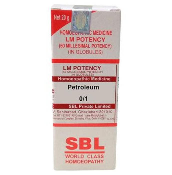 SBL Homeopathy Petroleum LM Potency (in Globules)