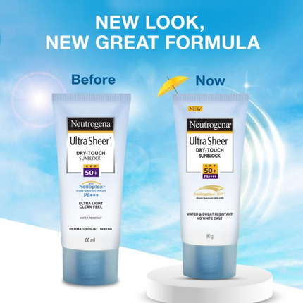 Neutrogena Ultra Sheer Sunscreen, SPF 50+