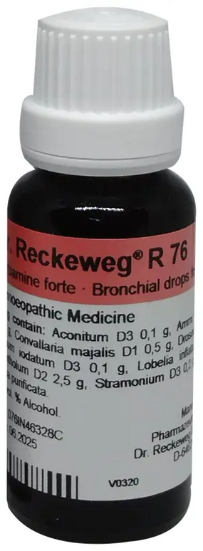 Dr. Reckeweg R76 Herbamine Forte - Asthma Forte Drops