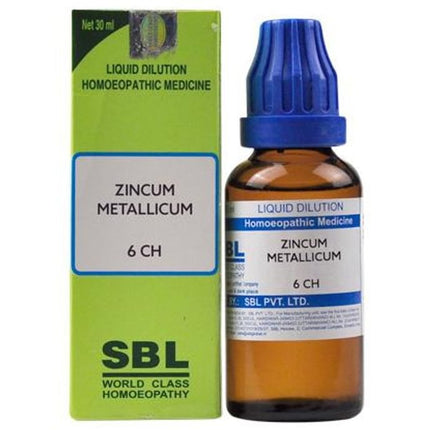 SBL Homeopathy Zincum Metallicum Dilution