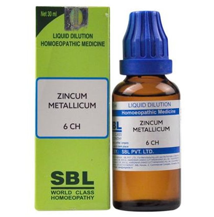 SBL Homeopathy Zincum Metallicum Dilution