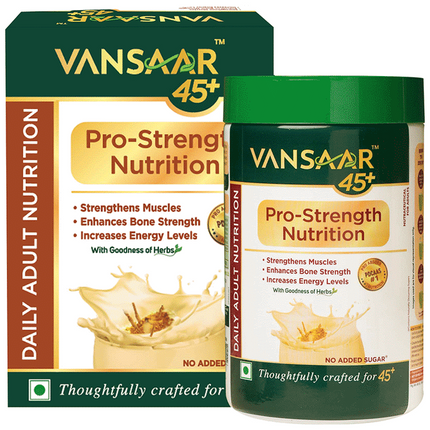 Vansaar 45+ Pro-Strength Nutrition Health Drink for Adults