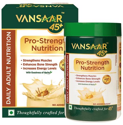 Vansaar 45+ Pro-Strength Nutrition Health Drink for Adults