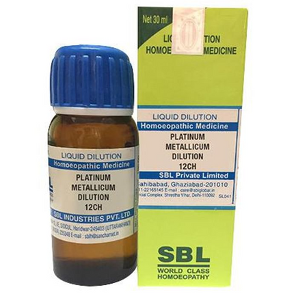 SBL Homeopathy Platinum Metallicum Dilution
