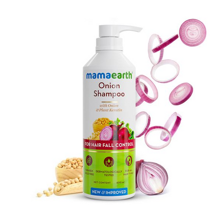 Mamaearth Onion Shampoo For Hair Fall Care