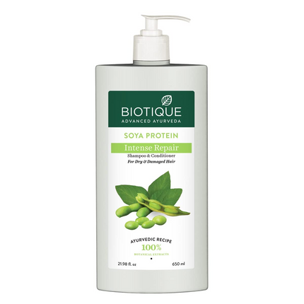 Biotique Advanced Ayurveda Bio Soya Protein Fresh Nourishing Shampoo