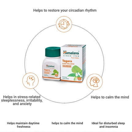 Himalaya Wellness Pure Herbs Tagara Sleep Wellness