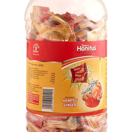 Dabur Honitus Lozenges Jar - 300 Count (Honey Ginger)