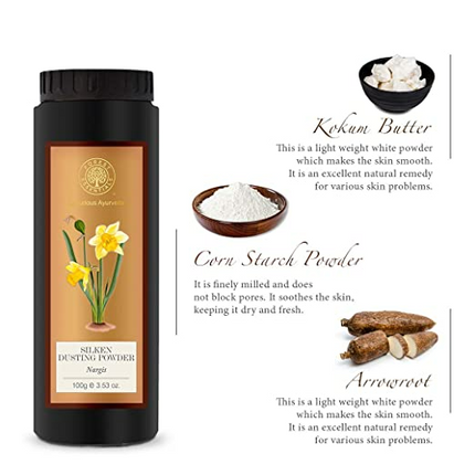 Forest Essentials Silken Dusting Powder Nargis