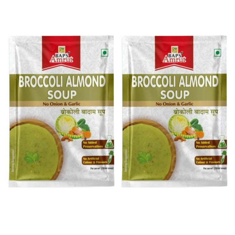Baps Amrut Broccoli Almond Soup