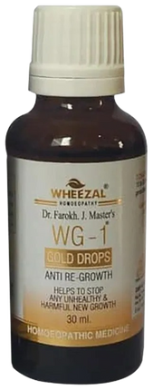 Wheezal Homeopathy WG-1 Gold Drops
