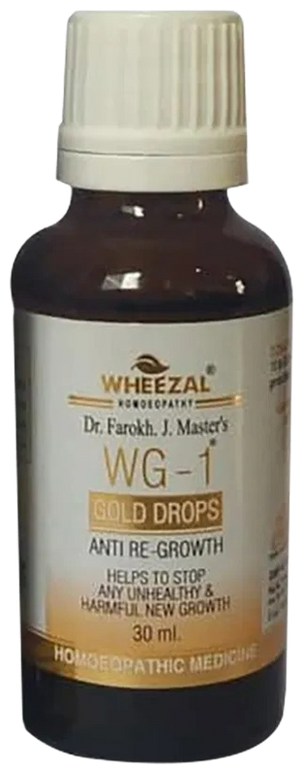 Wheezal Homeopathy WG-1 Gold Drops
