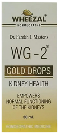 Wheezal Homeopathy WG-2 Gold Drops