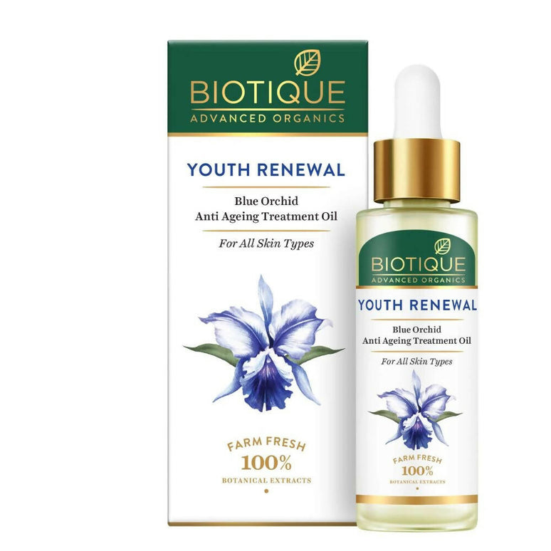 Biotique Youth Renewal Blue Orchid Anti-Ageing Treatment Oil