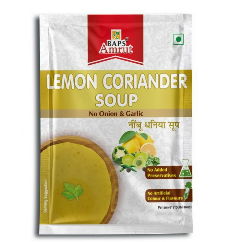 Baps Amrut Lemon Coriander Soup