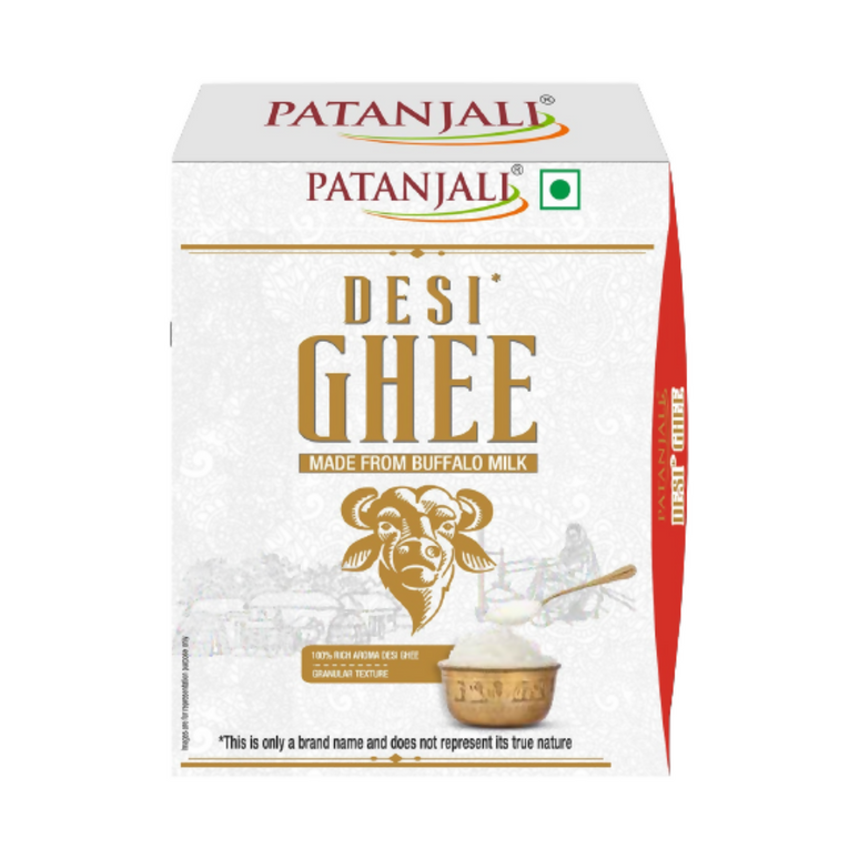 Patanjali Desi Ghee Made From Buffalo Milk | Bilona Ghee | Grass Fed Buffaloes | Murra Buffalo | Haryana Region | Pure & Natural | Nutritional Powerhouse