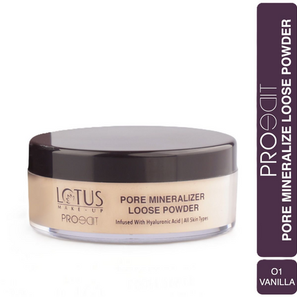 Lotus Make Up Proedit Pore Mineralize Loose Powder - 01 Vanilla