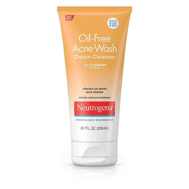 Neutrogena Oil-Free Acne Wash Cream Cleanser