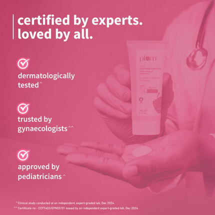 Plum Oat & Ceramide Complex 100% Mineral Sunscreen SPF 50 PA+++