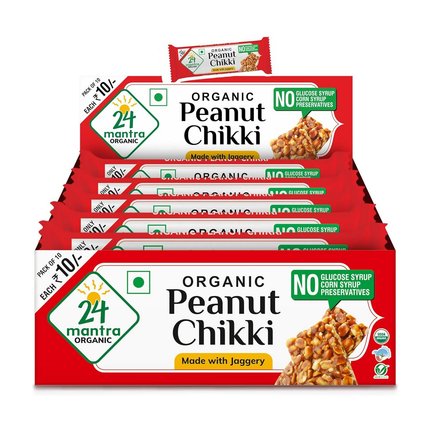 24 Mantra Organic Peanut Chikki