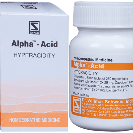 Dr. Willmar Schwabe India Alpha Acid Tablets