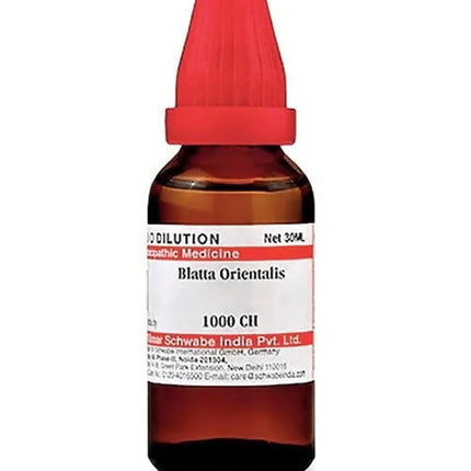 Dr. Willmar Schwabe India Blatta Orientalis Dilution