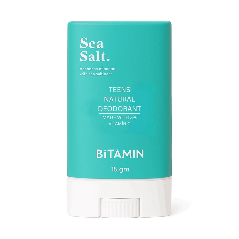 Bitamin Seasalt Teens Natural Deodorant Roll On Stick