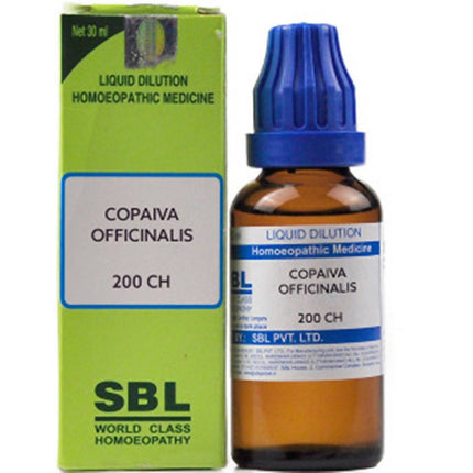 SBL Homeopathy Copaiva Officinalis Dilution