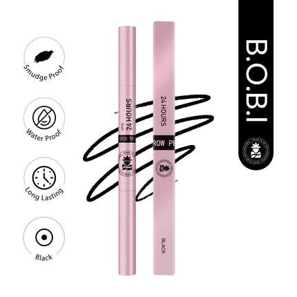 BOBI Eyebrow Pencil Black Waterproof Smudgeproof Finish