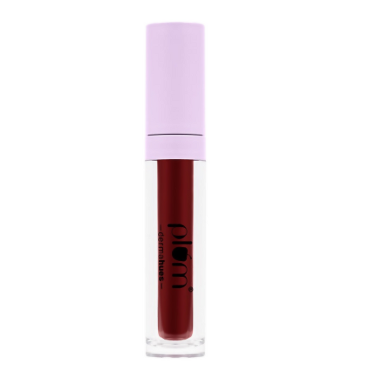 Plum Glassy Glaze Lip Lacquer 3-in-1 Lipstick + Lip Balm + Gloss 10 Pinot Passion