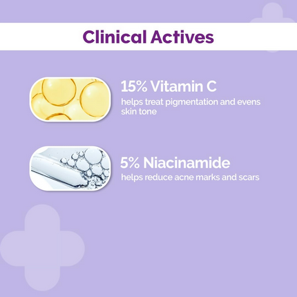 The Derma Co 15% Vitamin C Face Serum For Skin Radiance