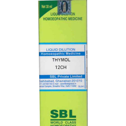 SBL Homeopathy Thymol Dilution - Limited Time Offer