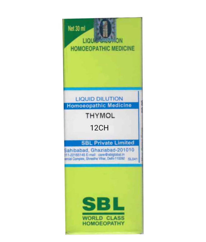 SBL Homeopathy Thymol Dilution - Limited Time Offer