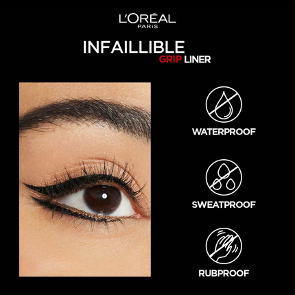 L'Oreal Paris Infaillible Grip 24H Matte Liquid Liner - 03 Brown