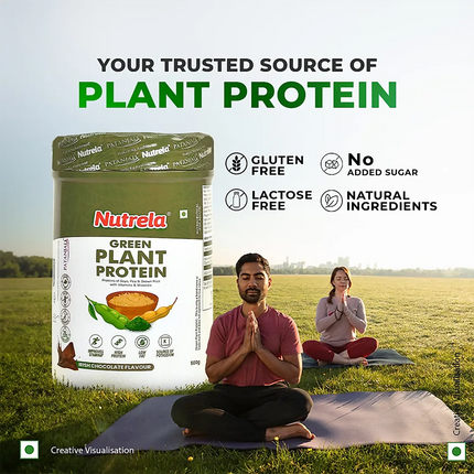 Patanjali Nutrela Green Plant Protein Chocolate Flavour