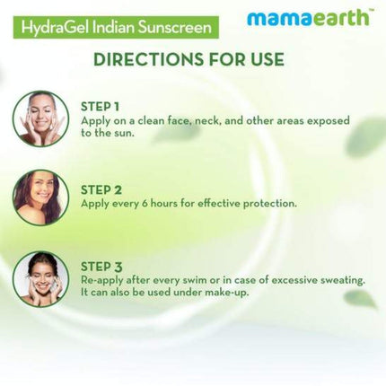 Mamaearth HydraGel Indian Sunscreen For Sun Protection