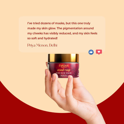 Evaraa Essential Red Rice Mask