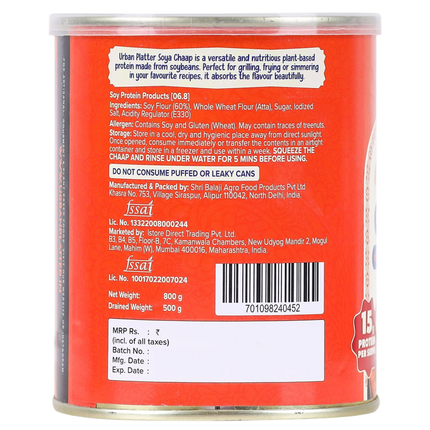 Urban Platter Soya Chaap Plant Based Bean