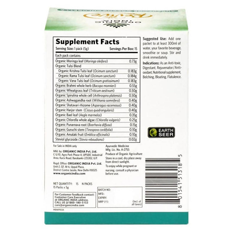 Organic India Revive Superfood Greens Chlorella