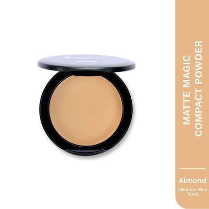 Pilgrim Matte Finish Compact Powder With SPF 25 - Almond-20