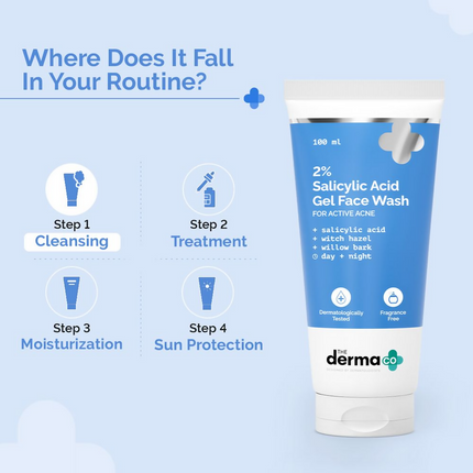 The Derma Co 2% Salicylic Acid Gel Face Wash