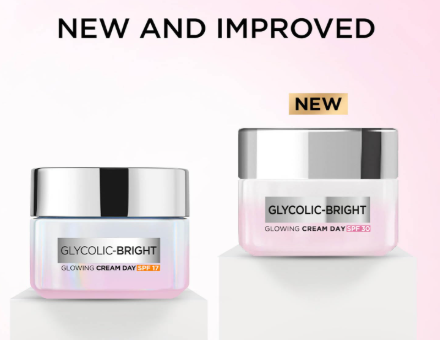 L'Oreal Paris Glycolic Bright Day Cream With SPF 17