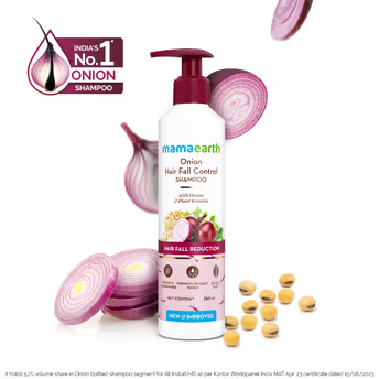 Mamaearth Onion Shampoo For Hair Fall Care